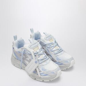 Off-White Be Right Back Sneakers In White And Light Blue Women